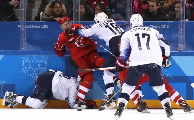 俄罗斯vs美国冰球打架